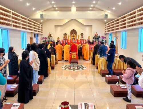 洛省南加禪寺春節一系列祈福活動法會