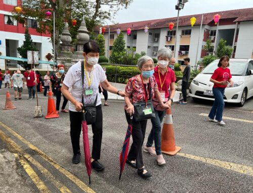 Beeh Low See Temple Singapore Celebrated the Mid Autumn Festival with the Elderly Citizens