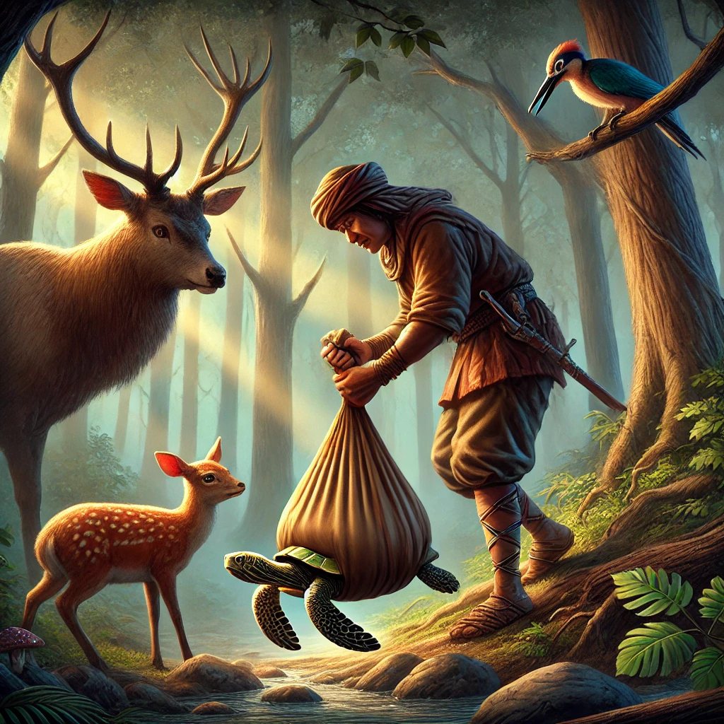 Persahabatan Rusa, Kura-Kura dan Burung Pelatuk (Kurunga Miga – Jataka ...