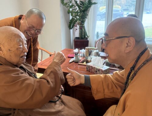 Upacara Akbar untuk Pentahbisan dan Pembukaan Balai K ṣitigarbha di Gunung Wutai, Toronto, Kanada