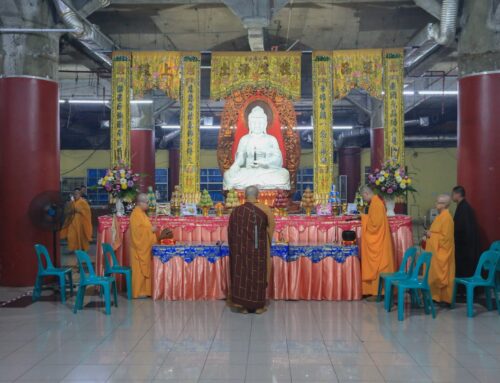 Upacara Pertemuan Dharma Berkah Bulanan dan Pembongkar Musibah